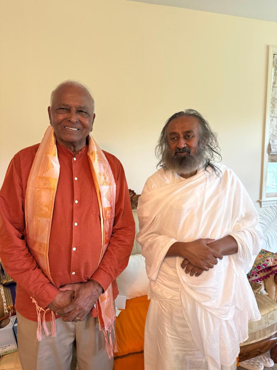 With Sri Sri Ravi Shanker
