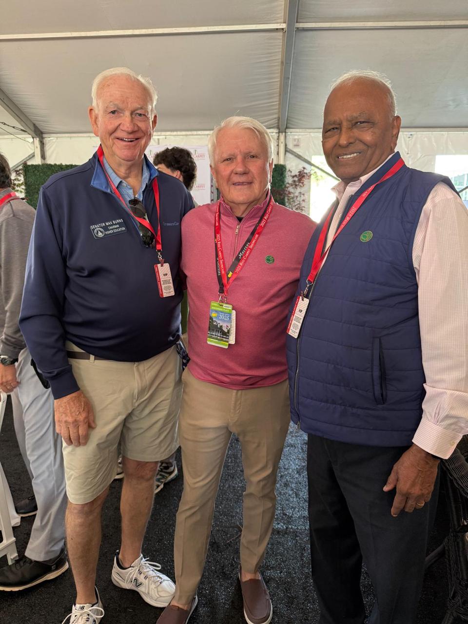 With Max Burns, representative and Jon Burns speaker of GA house